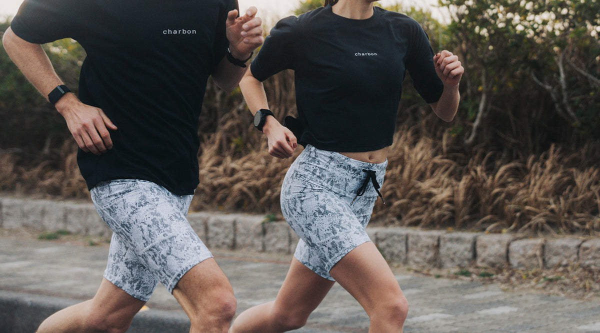 ウォーキング・ランニングウェア charbon Python Pattern Short Leggings XL Python Leggings