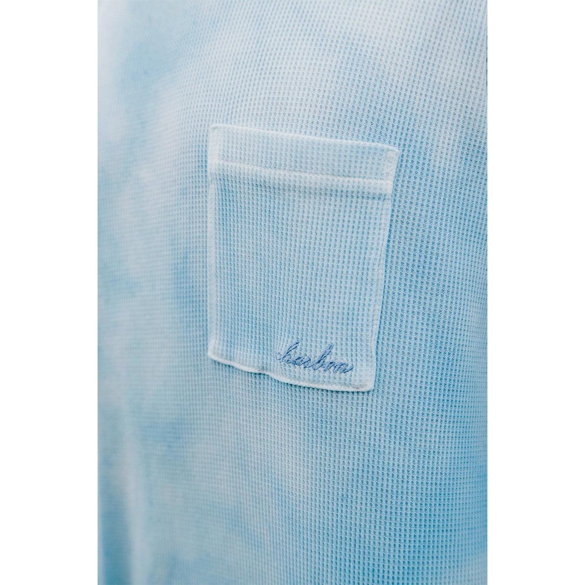 PIGMENT DYE WAFFLE HOODIE