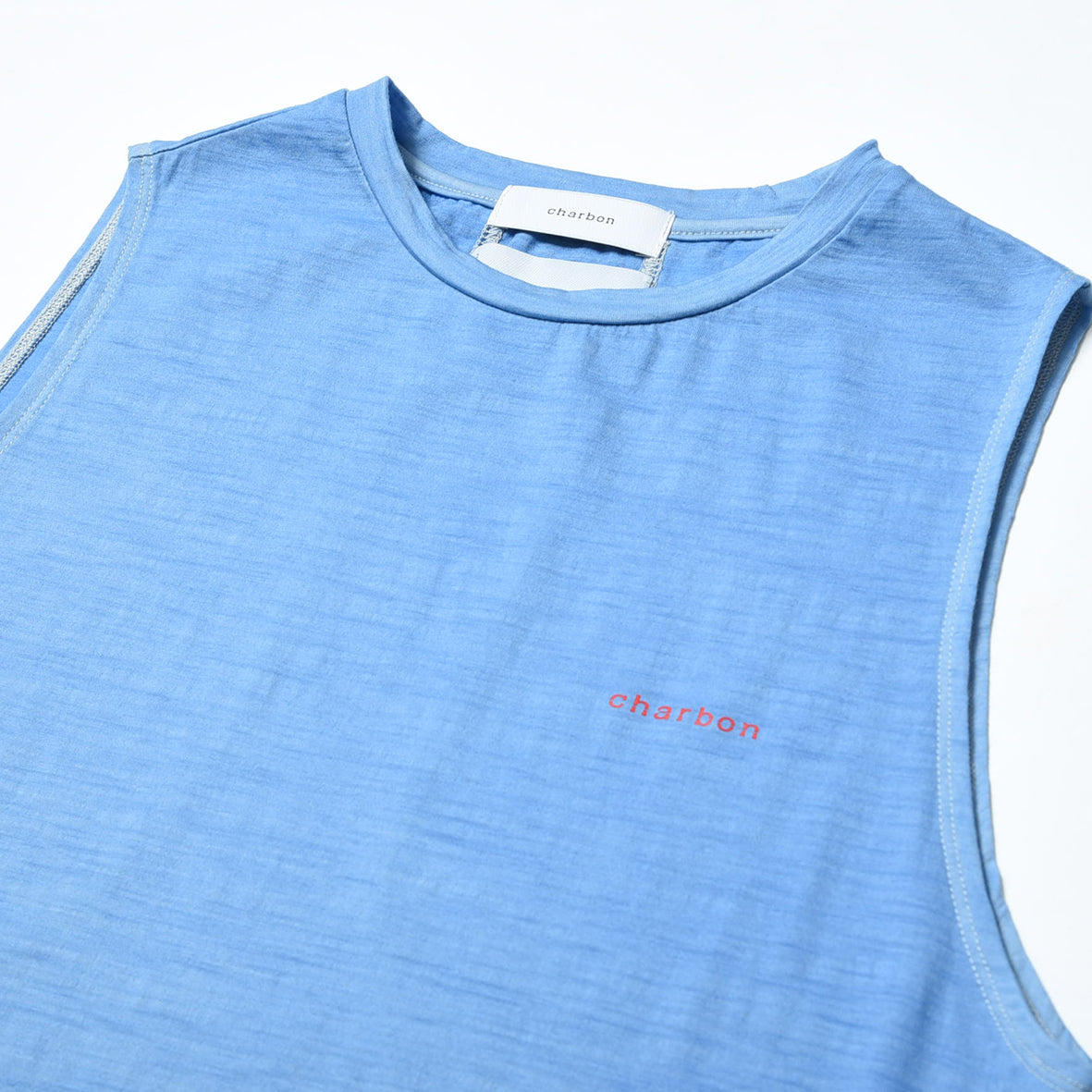 REDA WOOL DIP DYE SLEEVELESS T-SHIRT