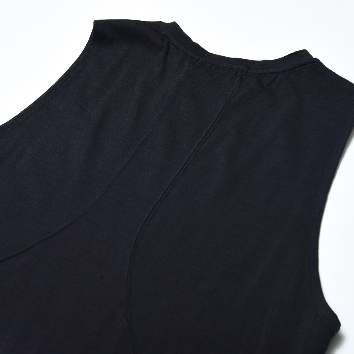 REDA WOOL DIP DYE SLEEVELESS T-SHIRT