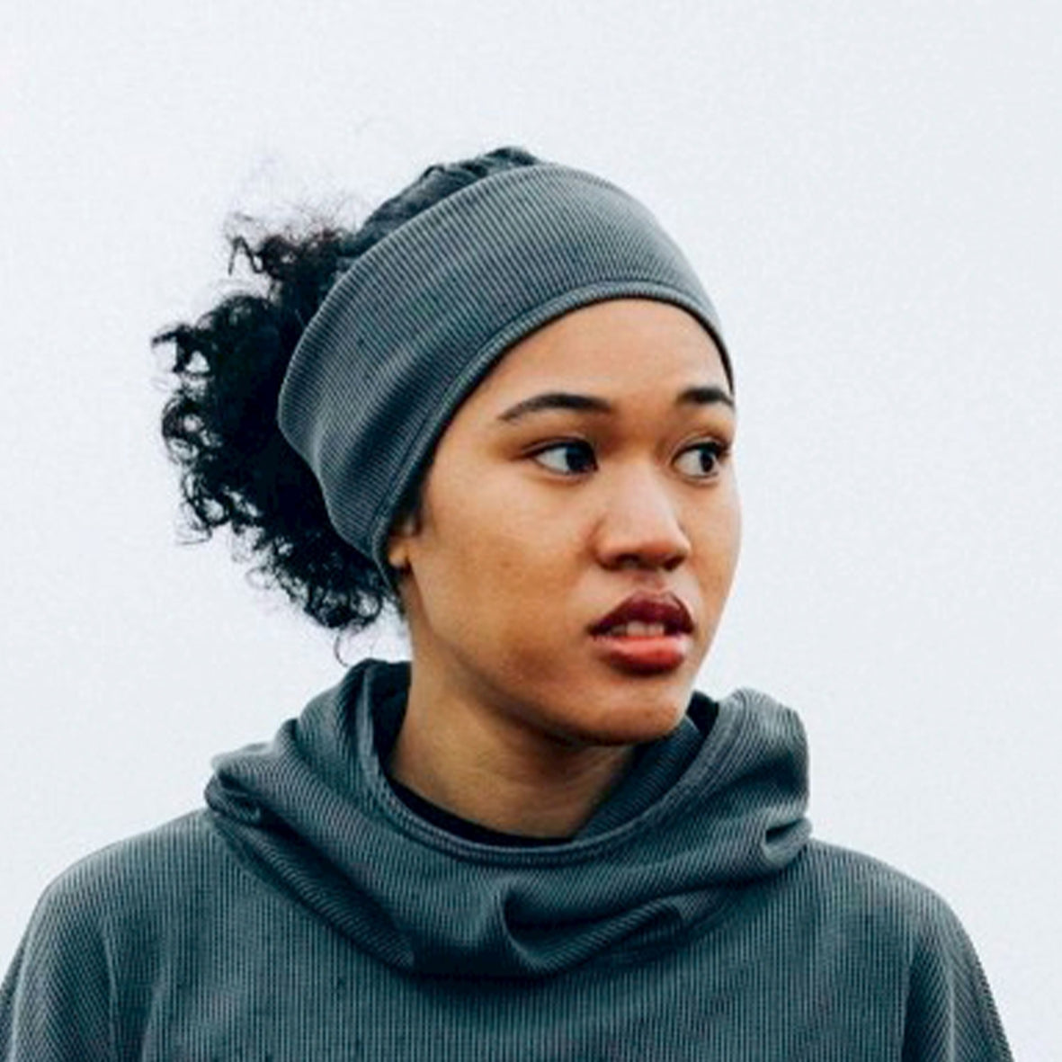 PIGMENT DYE WAFFLE HEAD BAND