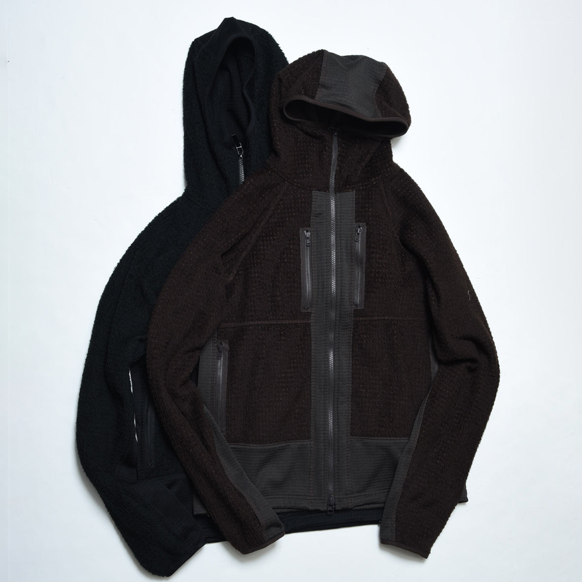 POLARTEC HYBRID FLEECE HOODIE