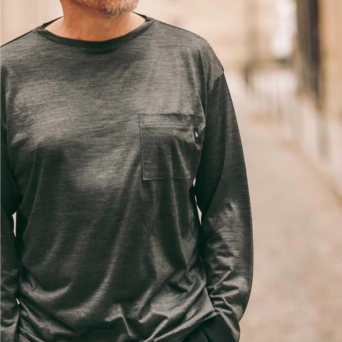 Apex reda wool boatneck long sleeve