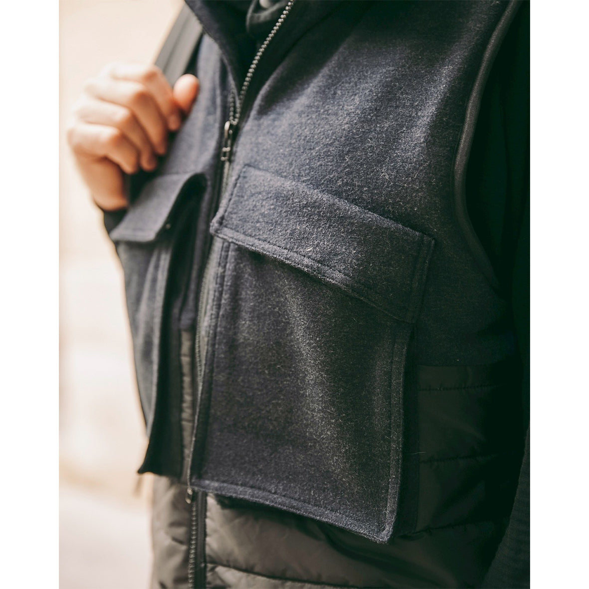 Apex hybrid puff vest