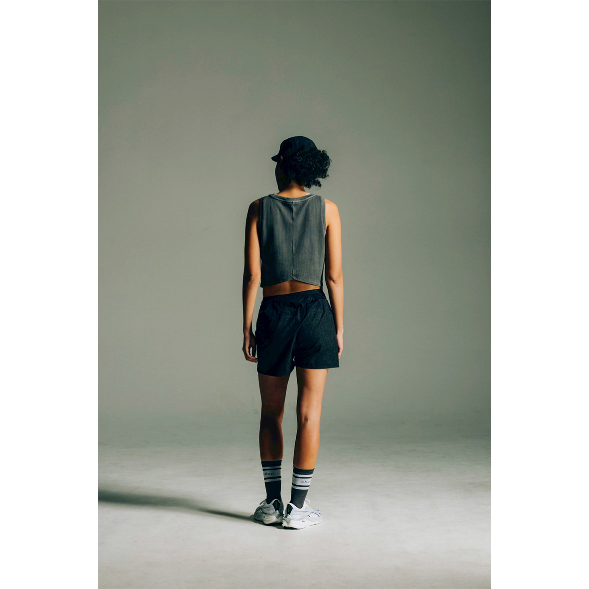 PIGMENT DYE SHORT SLEEVELESS