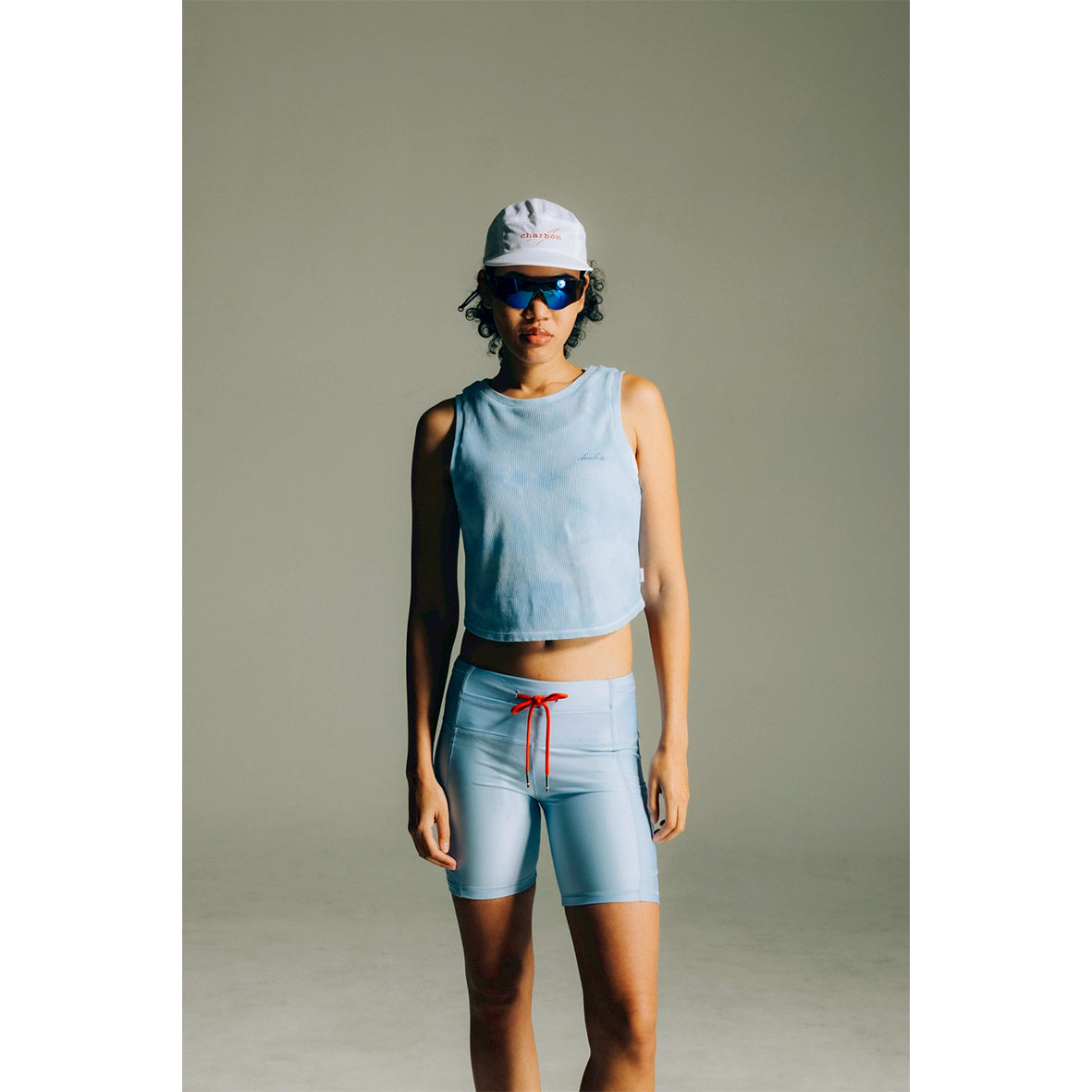 PIGMENT DYE SHORT SLEEVELESS