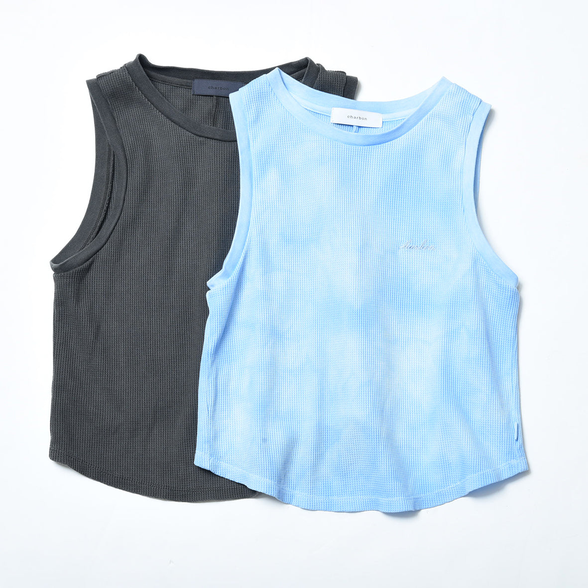 PIGMENT DYE SHORT SLEEVELESS