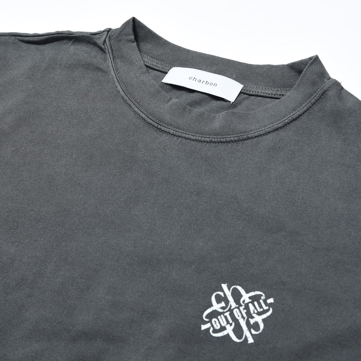 charbon シャルボン PIGMENT DYE PRINT T-SHIRTS PIGMENT DYE PRINT T-SHIRT ¥12,650 COLOR: CHARCOAL ⁡ [ charbon