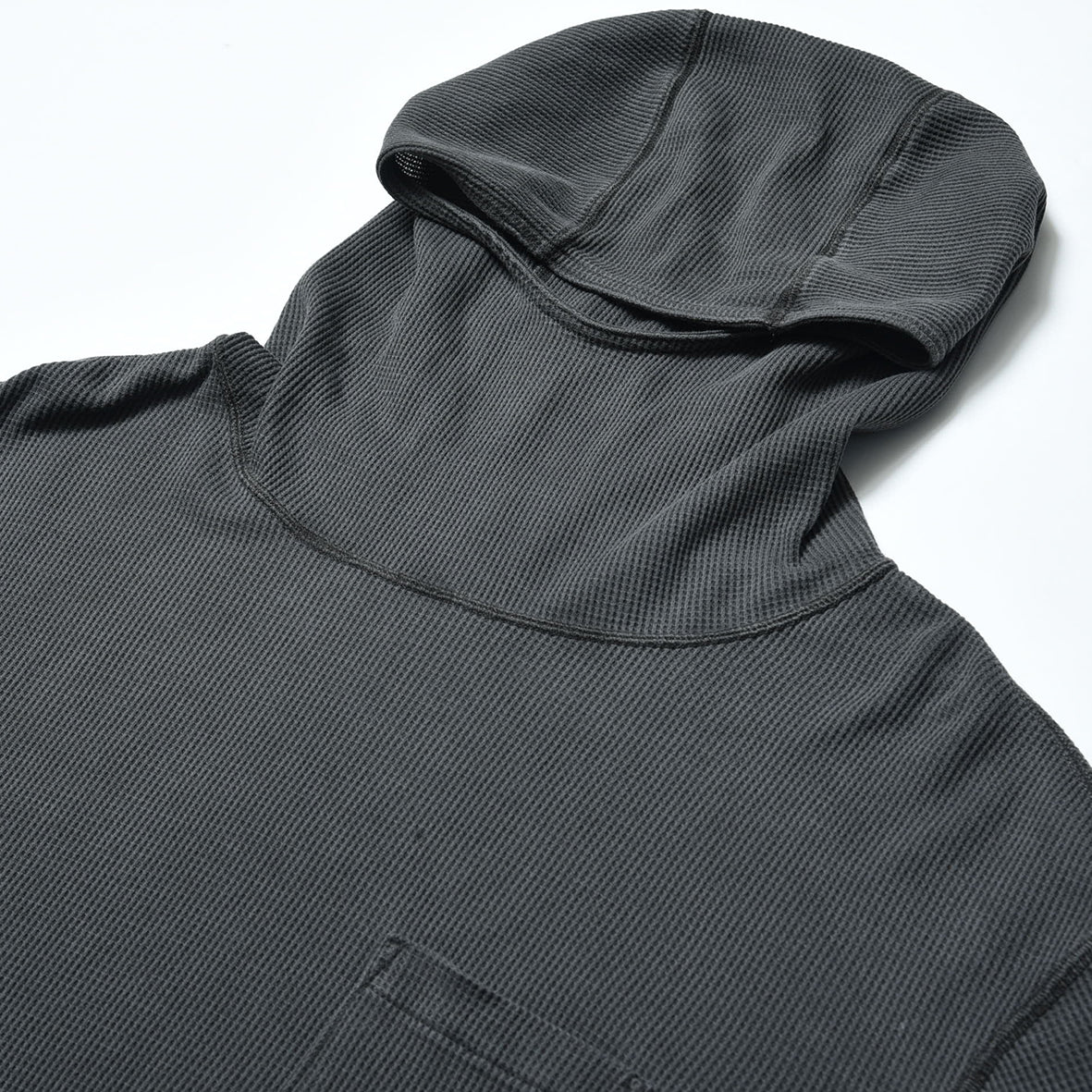 PIGMENT DYE WAFFLE HOODIE