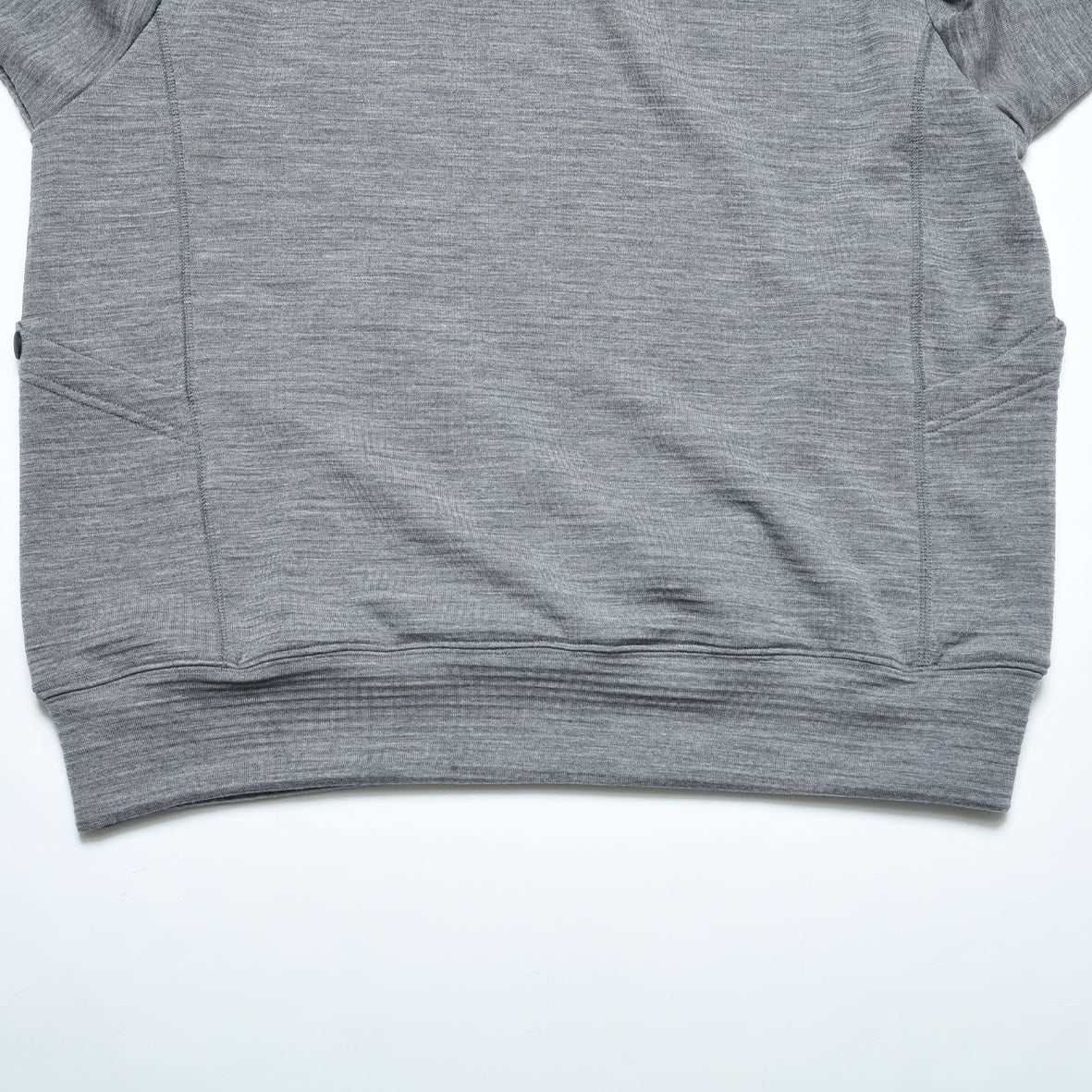 APEX Merino Wool Grid Short-Sleeve Hoodie