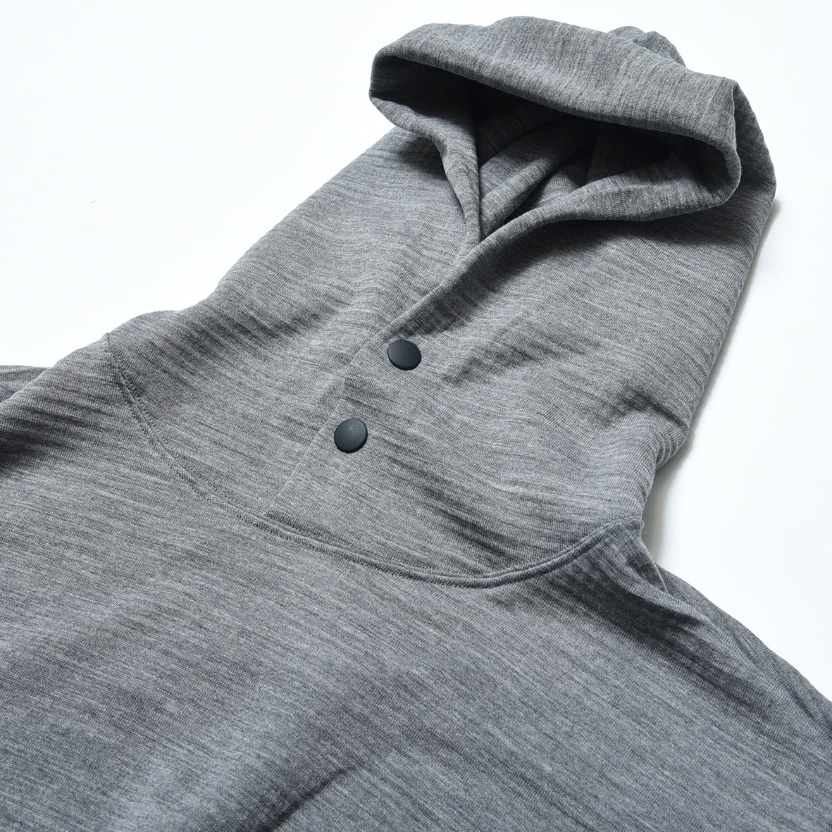 APEX Merino Wool Grid Short-Sleeve Hoodie