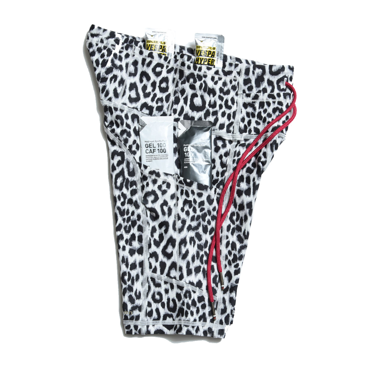 LEOPARD 10 POCKETS SHORT LEGGINGS（MEN）