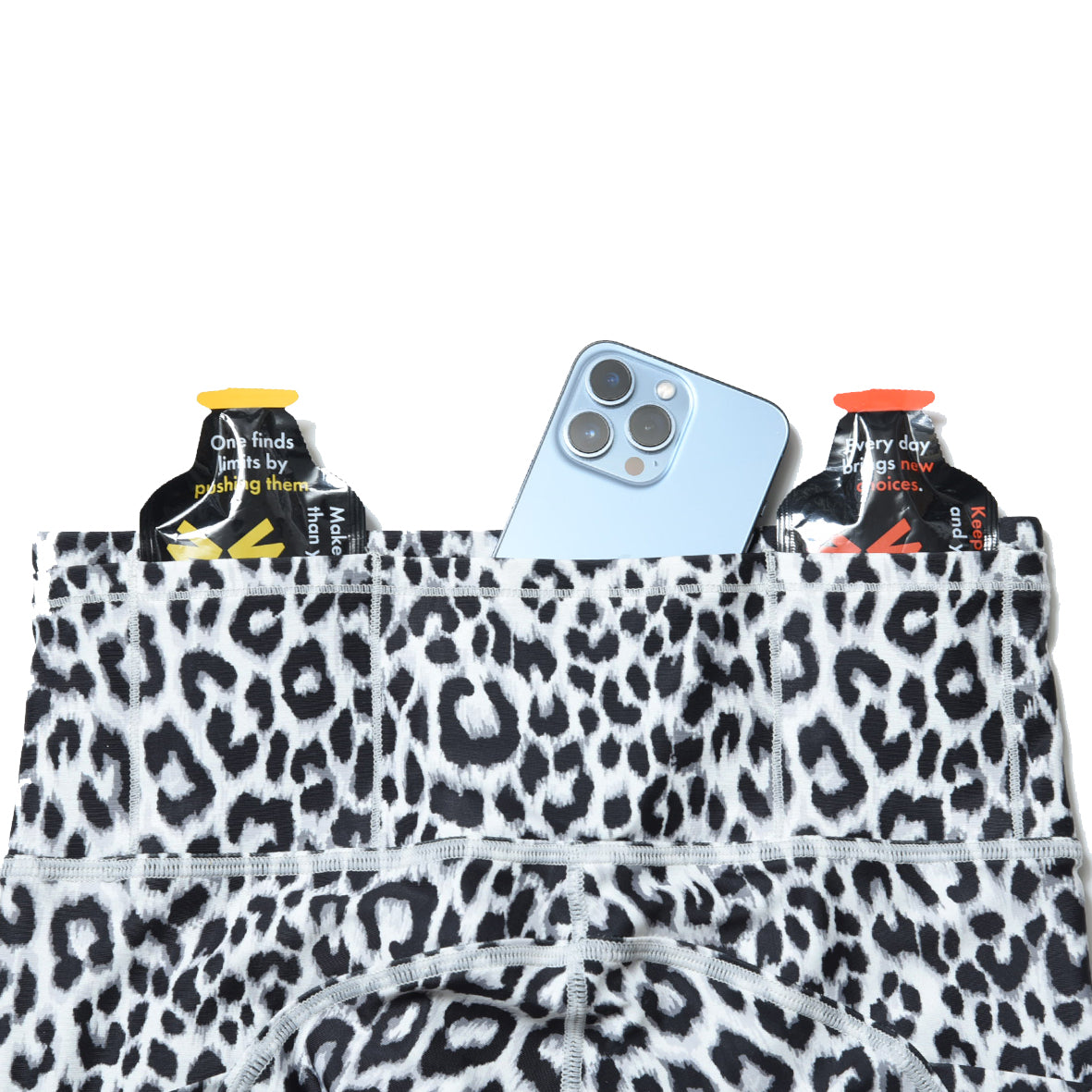 LEOPARD 10 POCKETS SHORT LEGGINGS（MEN）