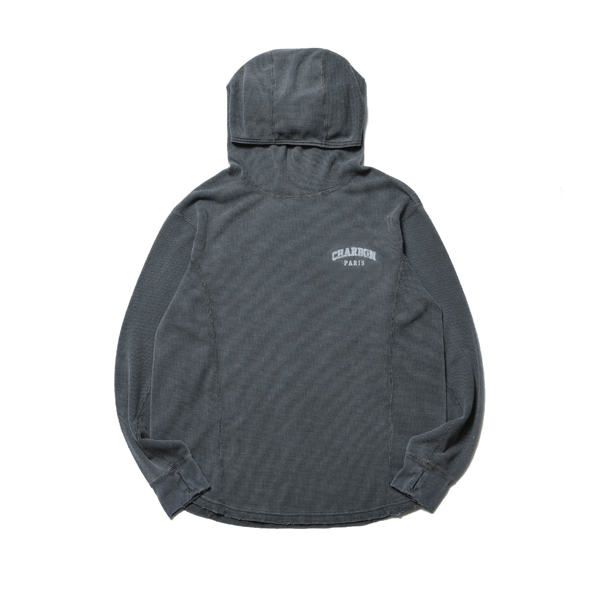 PIGMENT DYE WAFFLE HOODIE