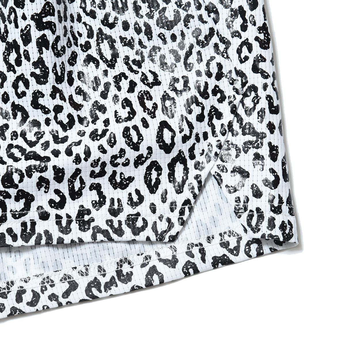 WHITE LEOPADRD  7 POCKETS RACING SHORTS