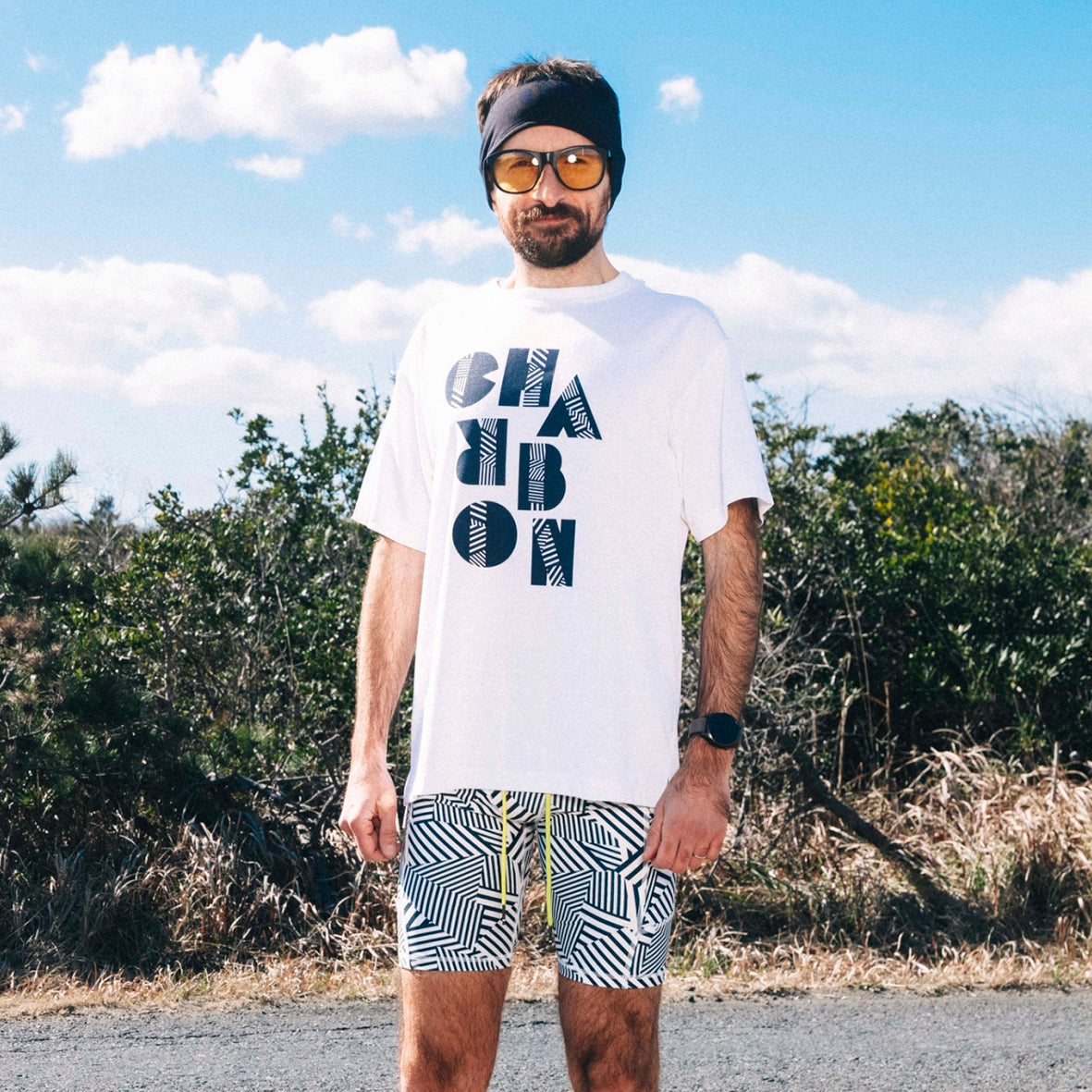 DAZZLE CAMOUFLAGE GRAPHIC T-SHIRT