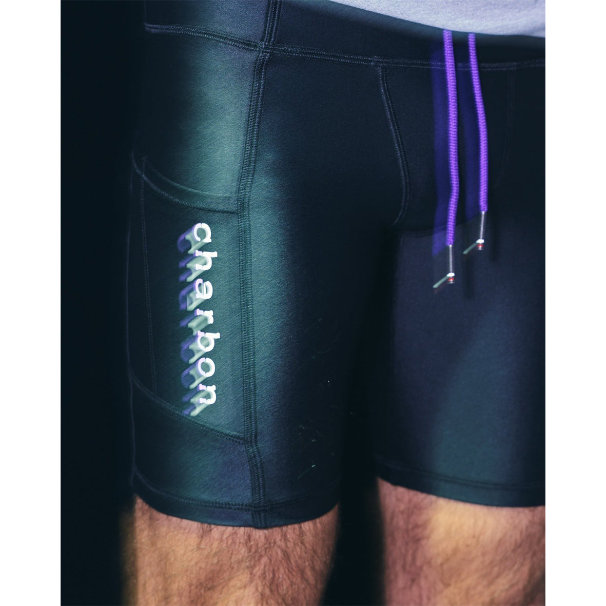 10 POCKETS LOGO SHORT LEGGINGS(MEN)