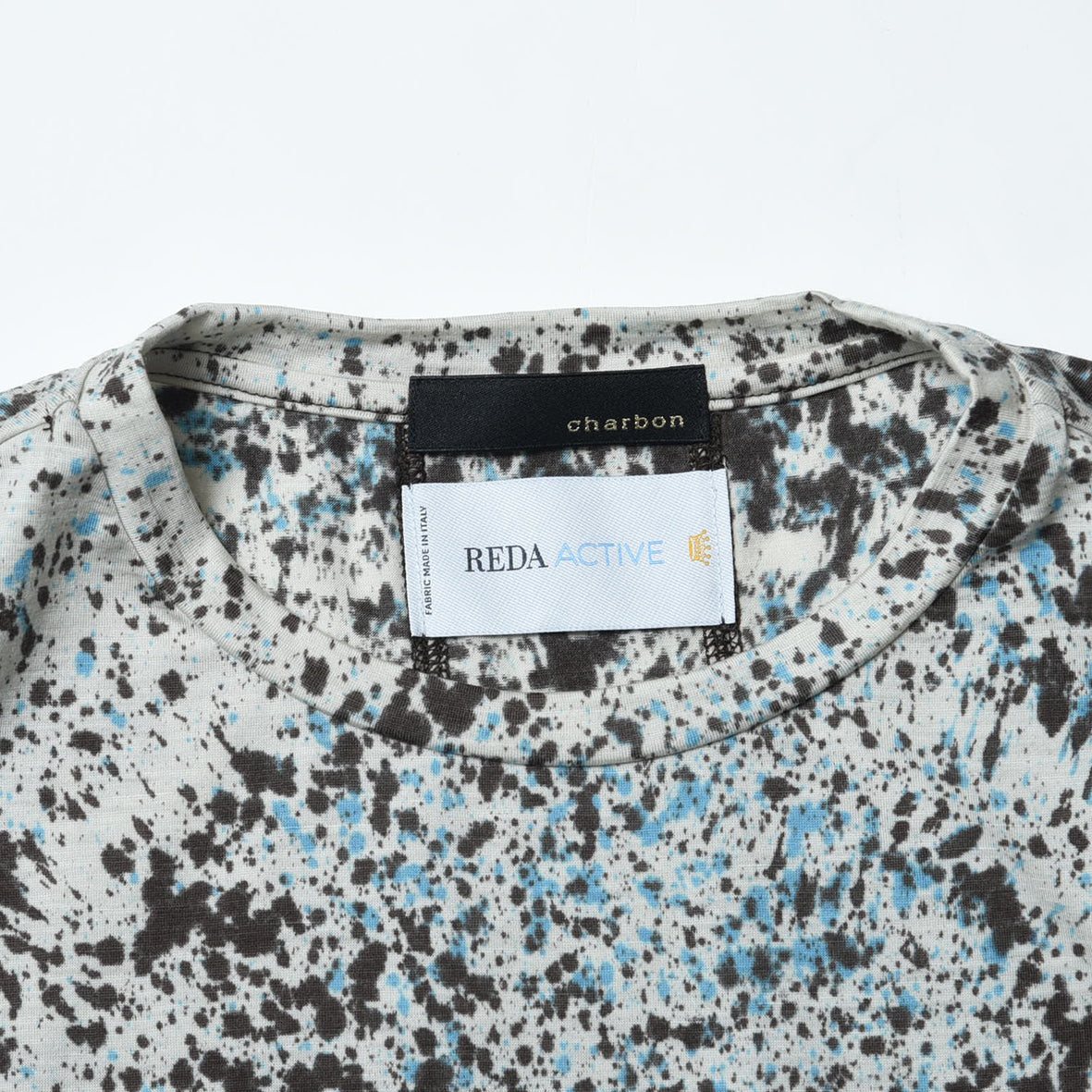 REDA WOOL SPLASH DYE SLEEVELESS T-SHIRTS