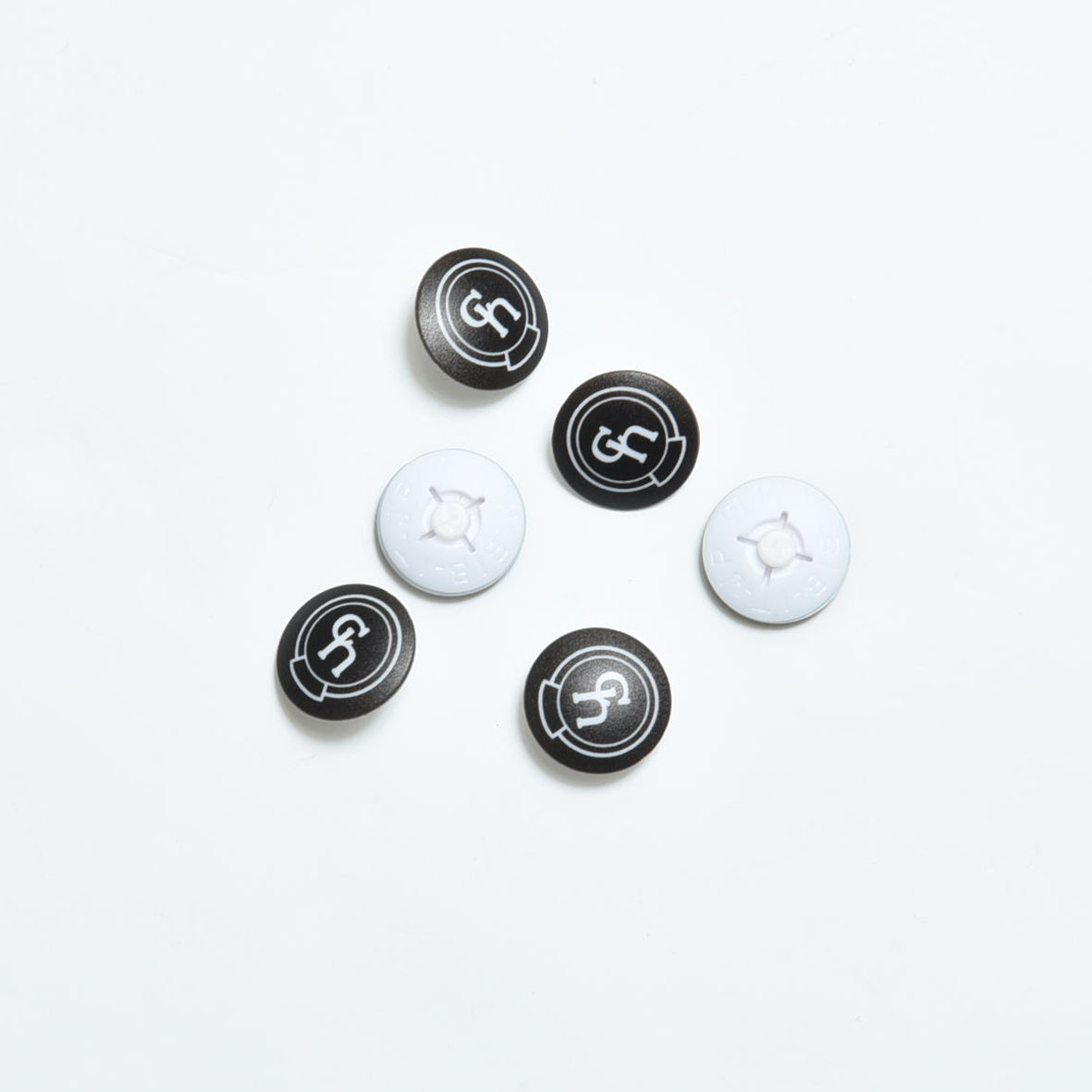 CHARBON RUNNING BIB CLIPS