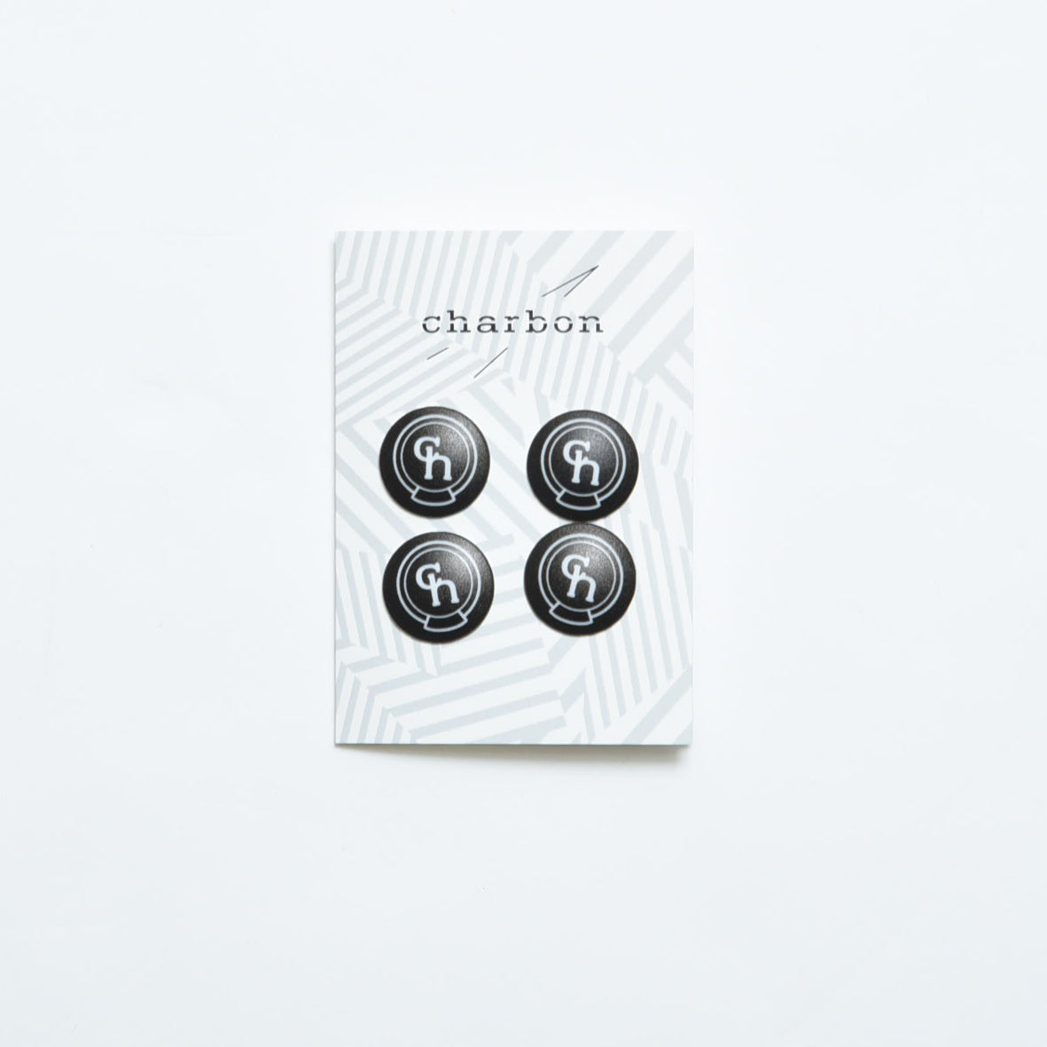 CHARBON RUNNING BIB CLIPS