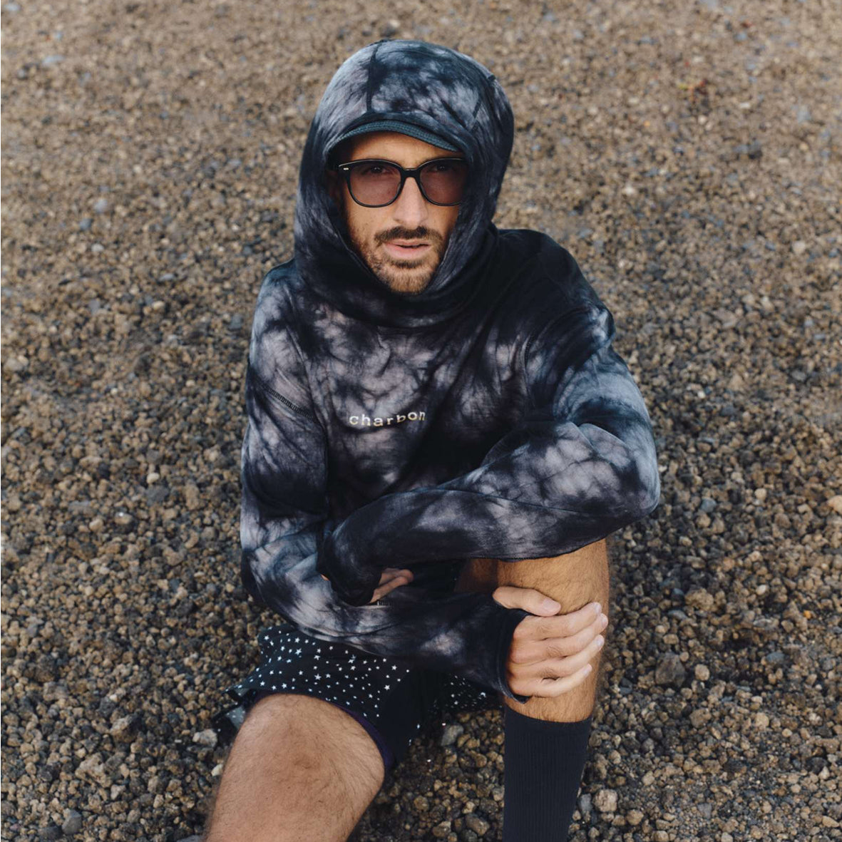 WOOL TIE DYE HOODIE