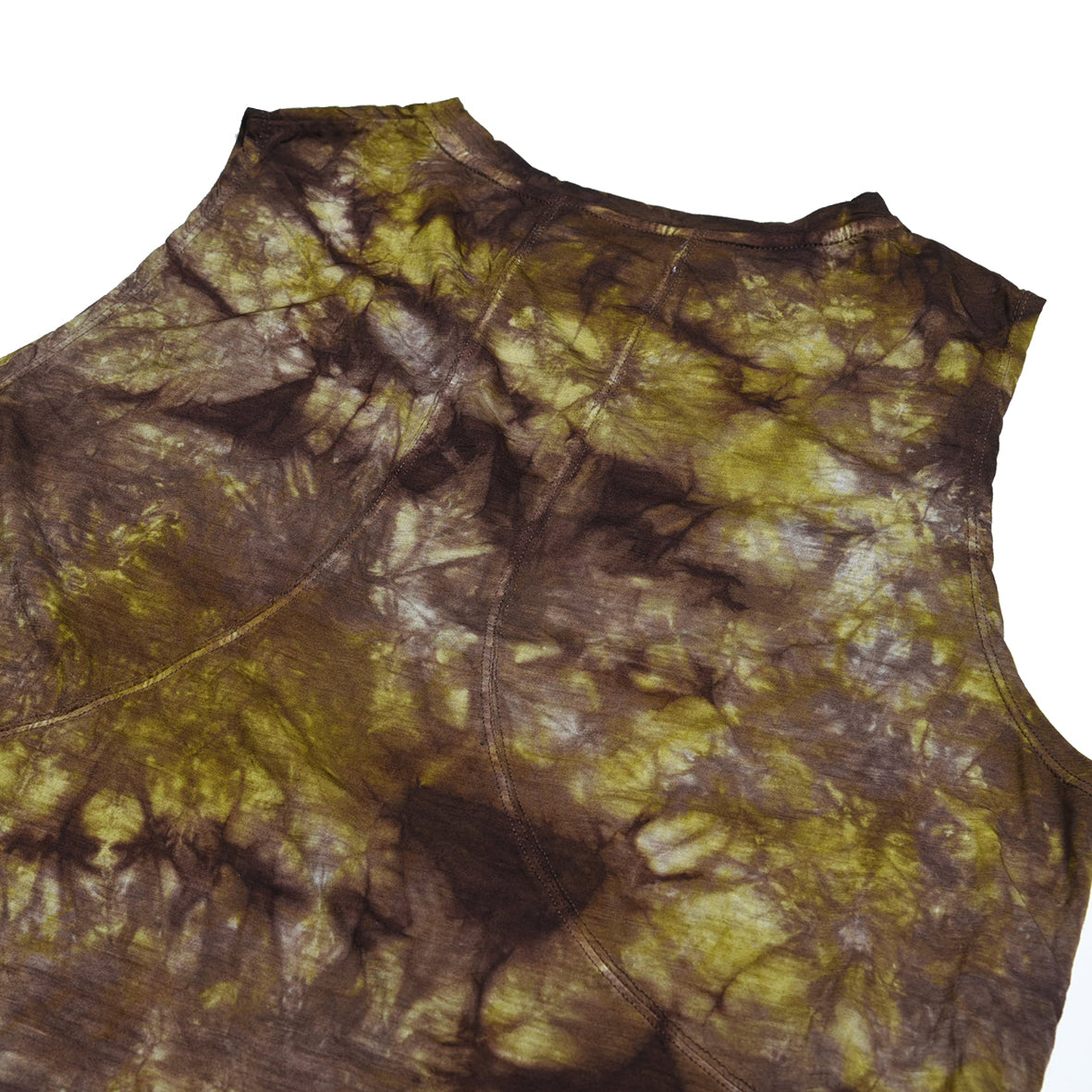 REDA WOOL TIE DYE SLEEVELESS T-SHIRT