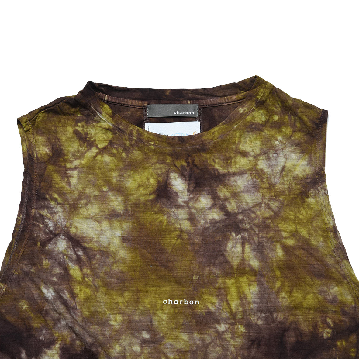 REDA WOOL TIE DYE SLEEVELESS T-SHIRT