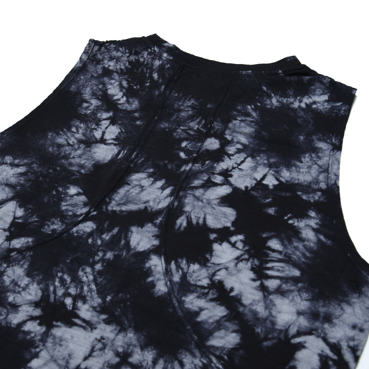 新品 charbon REDA WOOL DIP DYE SLEEVELESS REDA WOOL TIE DYE SLEEVELESS T-SHIRT