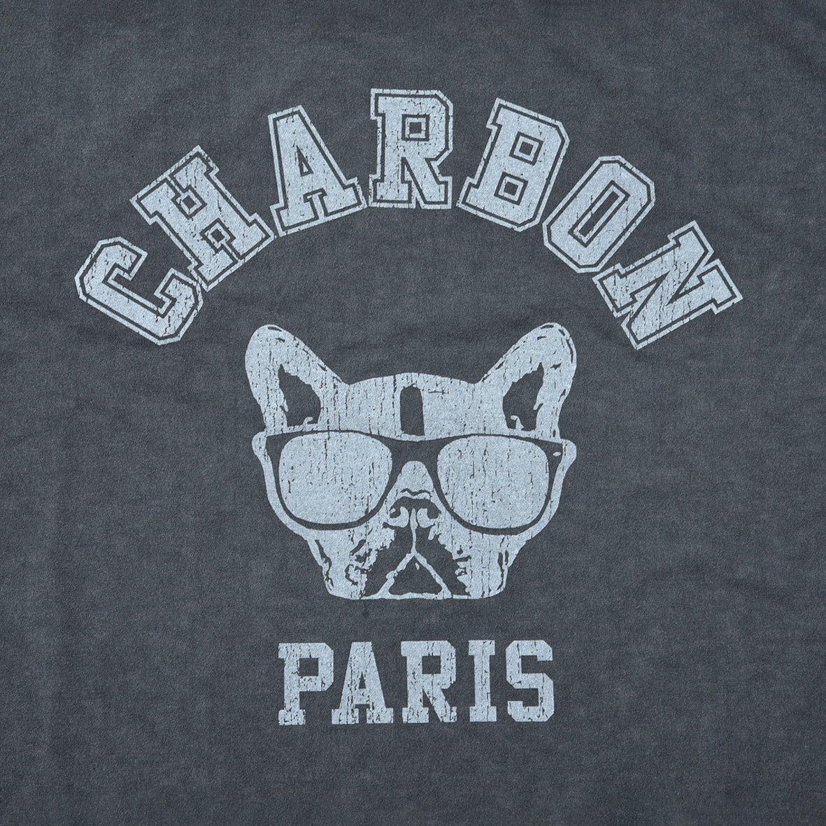 PIGMENT DYE PRINT FOOTBALL T-SHIRT