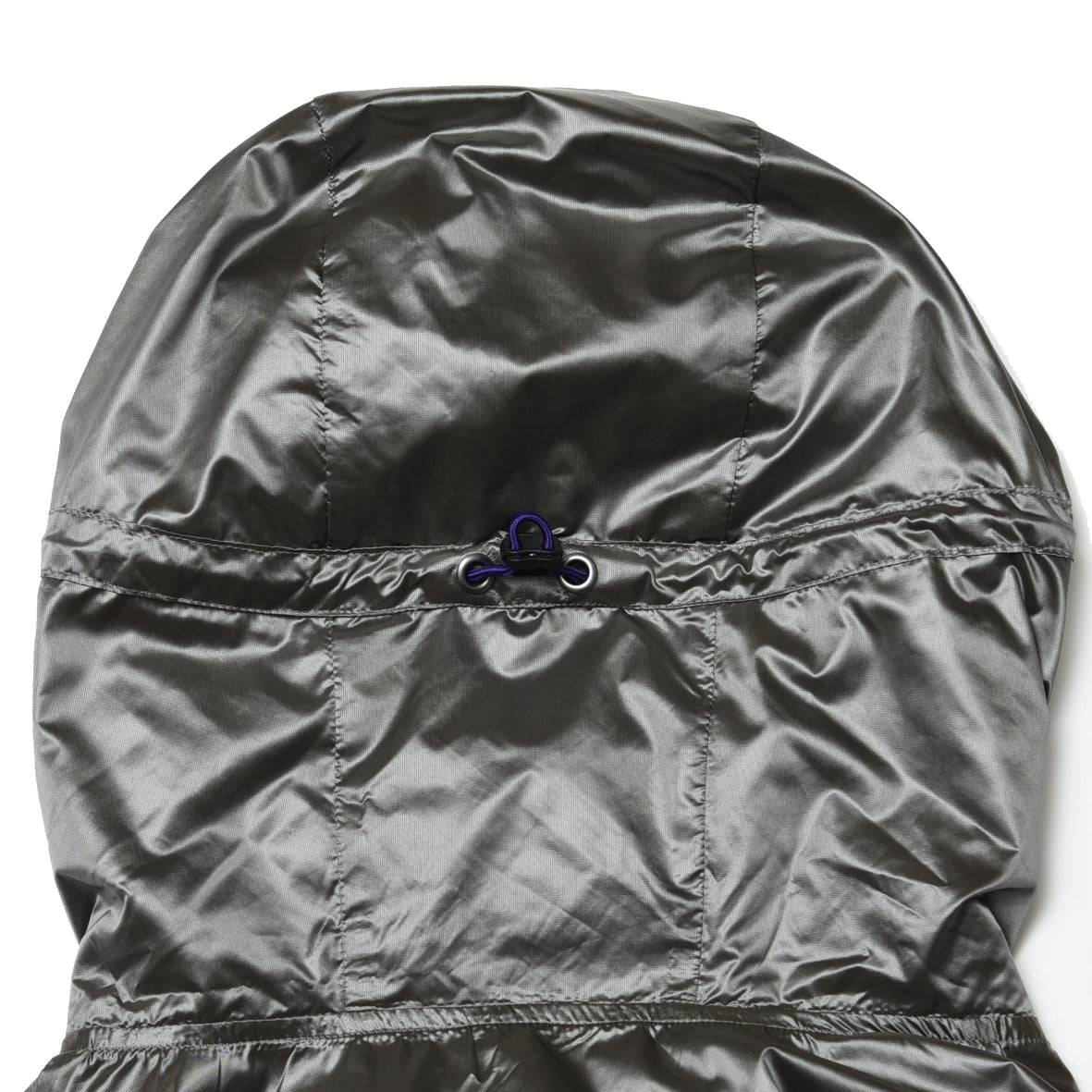 LIMONTA CHAMBRAY NYLON ZIP UP PARKA