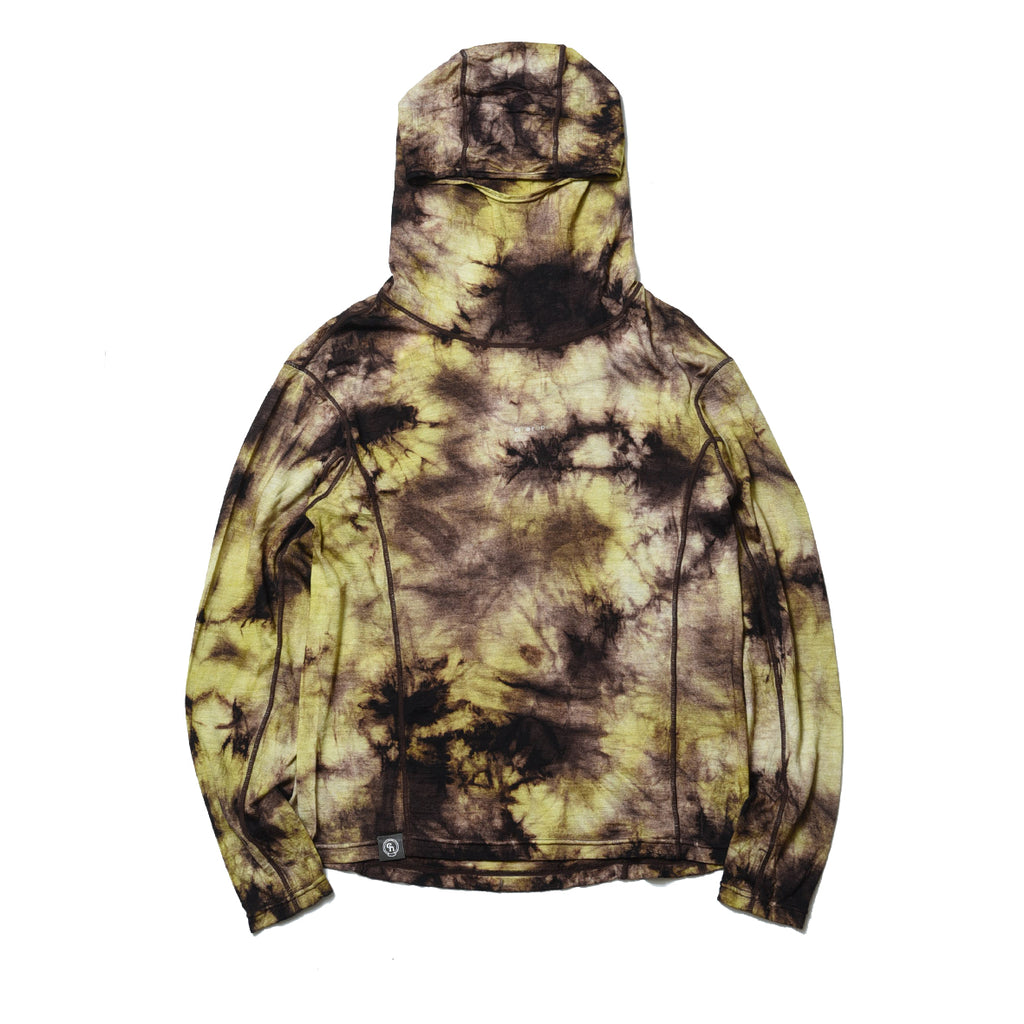 シャルボン　charbon ウールタイダイフーディー Lサイズ WOOL TIE DYE HOODIE