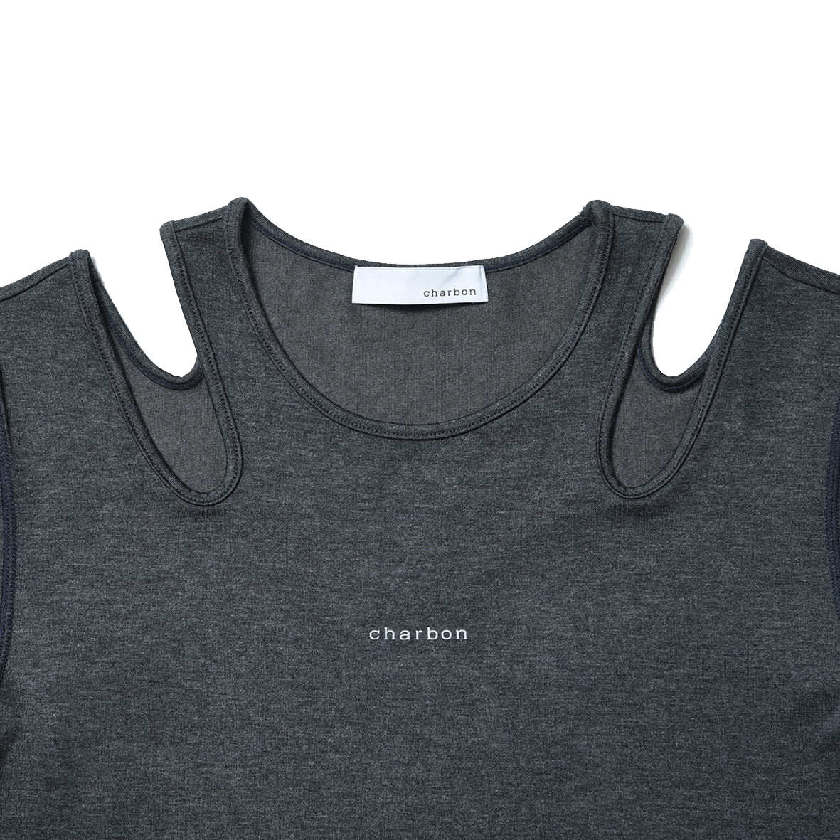 OPEN SHOULDER LONG SLEEVE T-SHIRT