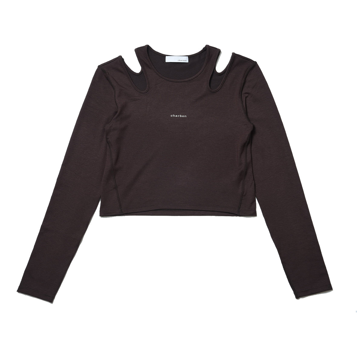 OPEN SHOULDER LONG SLEEVE T-SHIRT