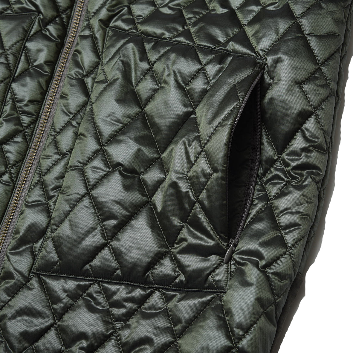 LIMONTA CHAMBRAY NYLON PUFF VEST