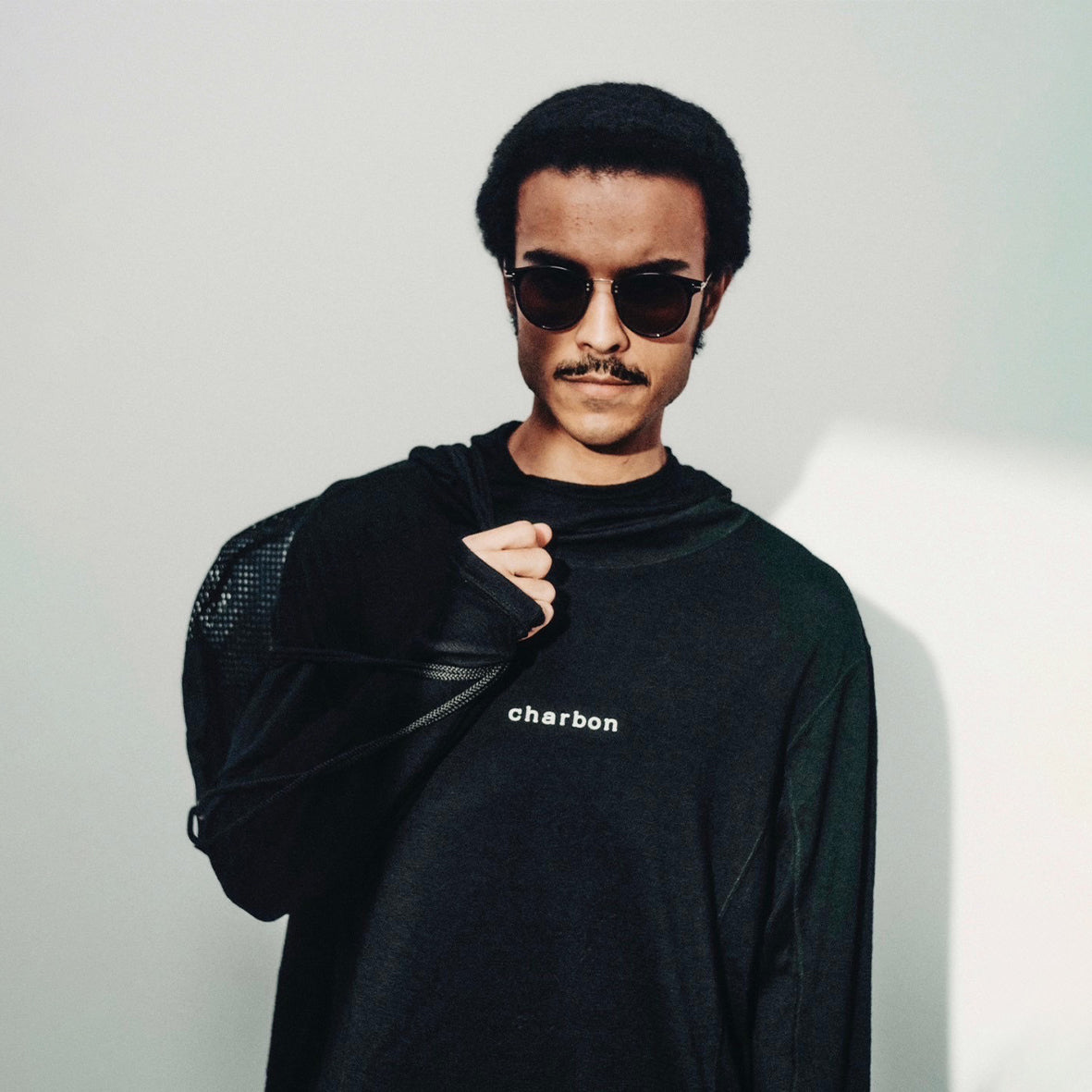 WOOL SOLID HOODIE