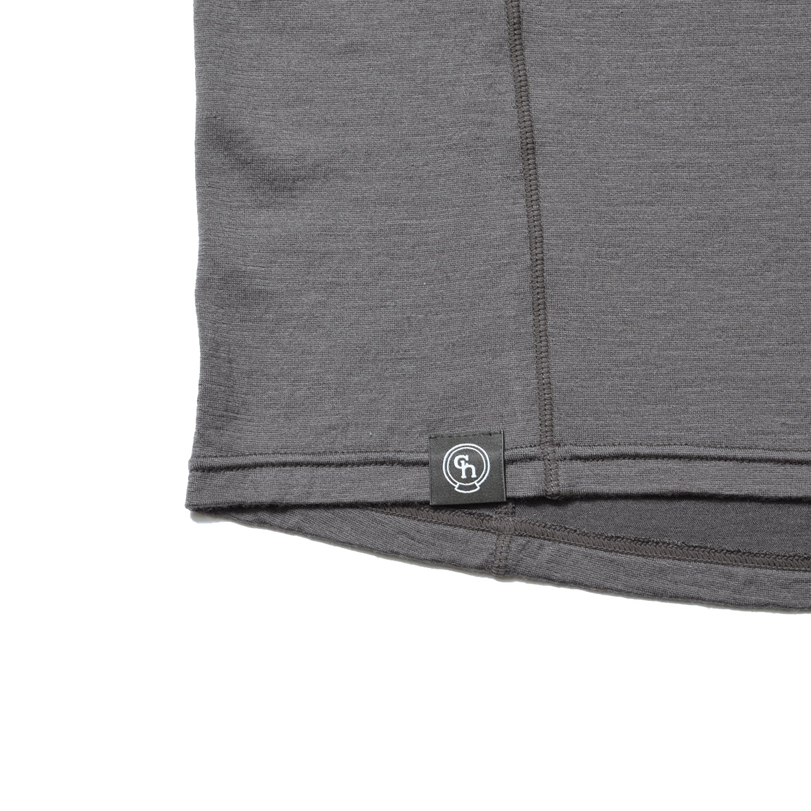 WOOL SOLID HOODIE GREY BEIGE