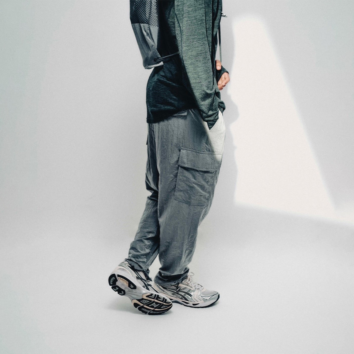 LIMONTA D/WASHER NYLON CARGO LONG PANTS SLIVER