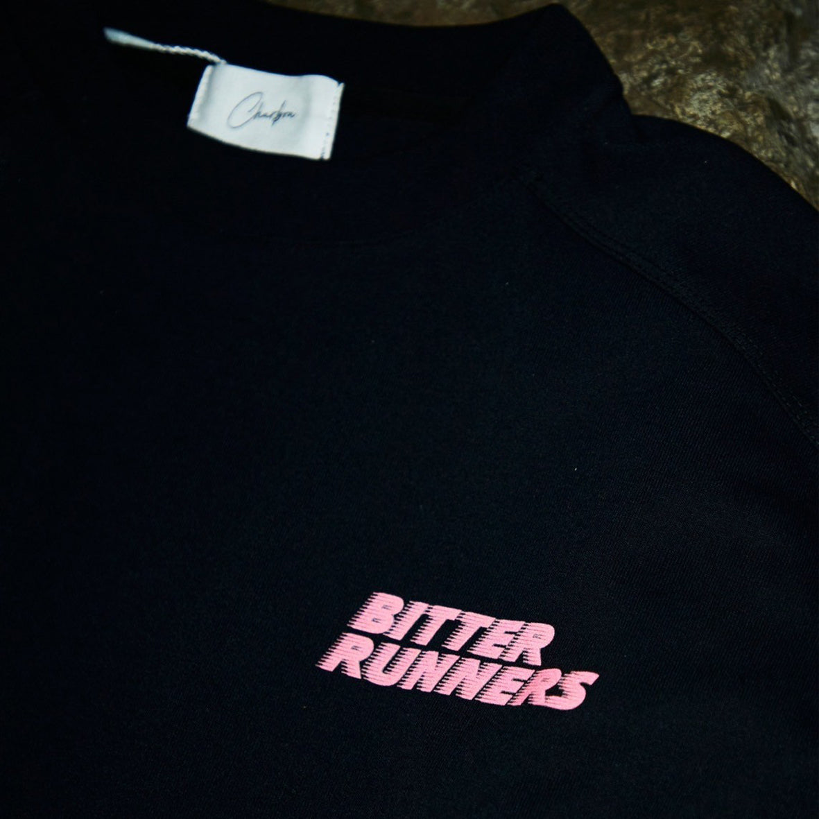 BITTER RUNNERS LONG SLEEVE T-SHIRT BLACK