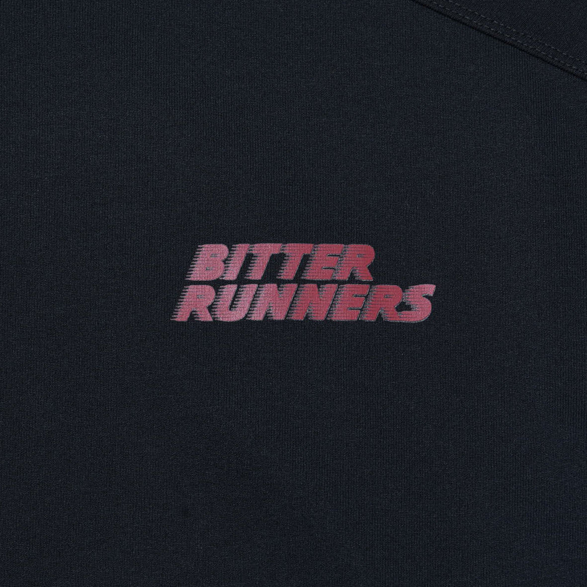 BITTER RUNNERS LONG SLEEVE T-SHIRT BLACK
