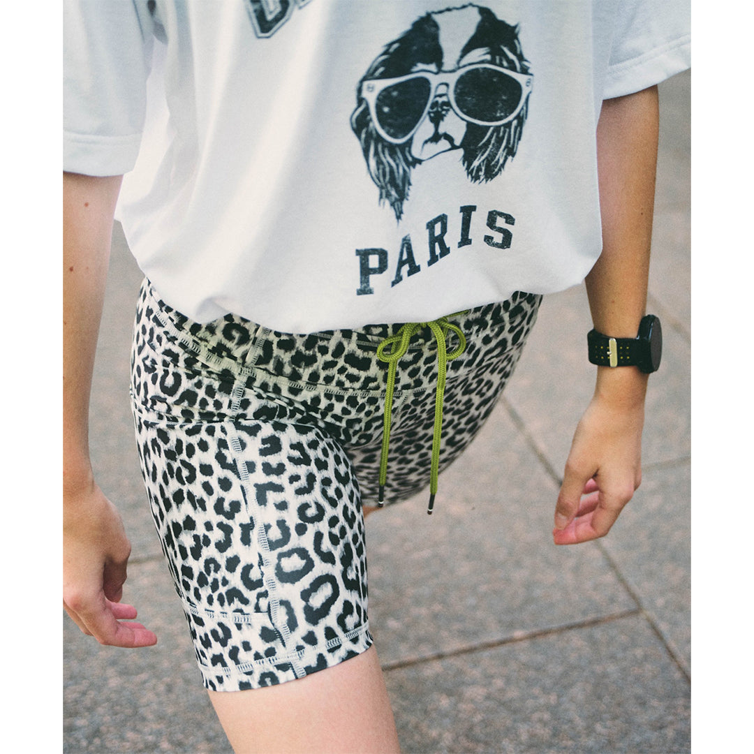 LEOPARD 10 POCKETS SHORT LEGGINGS（WOMEN）