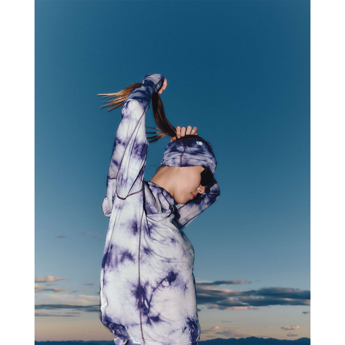 WOOL TIE DYE HOODIE