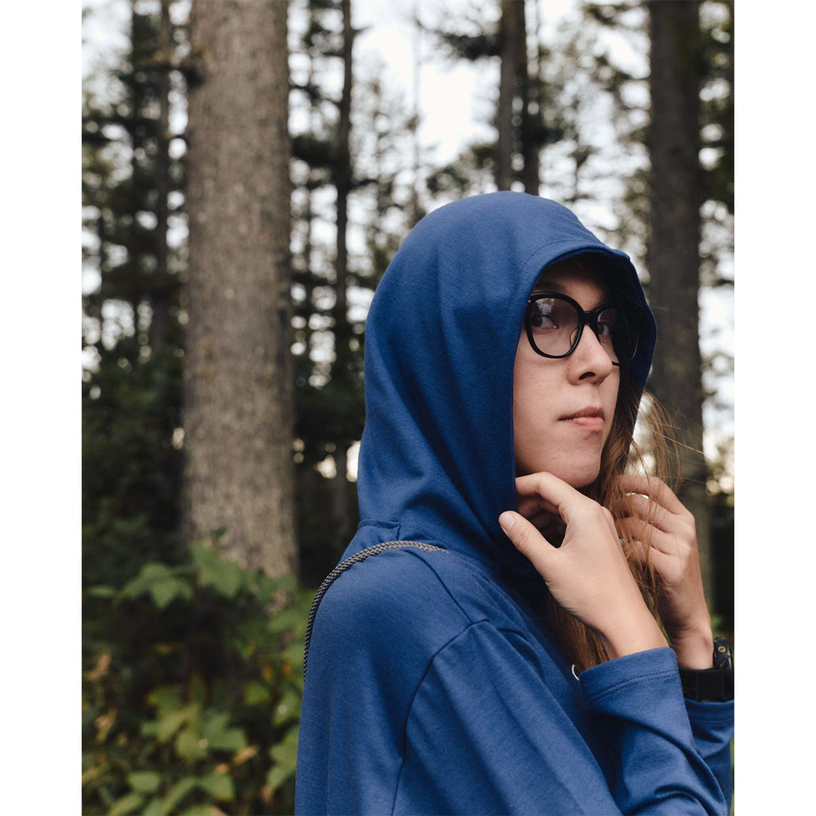 DRY LOGO ASYMMETRY HOODY DRESS