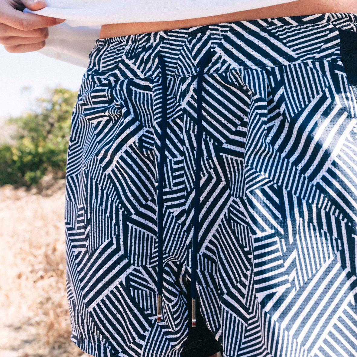 DAZZLE CAMOUFLAGE 7 POCKETS RACING SHORTS