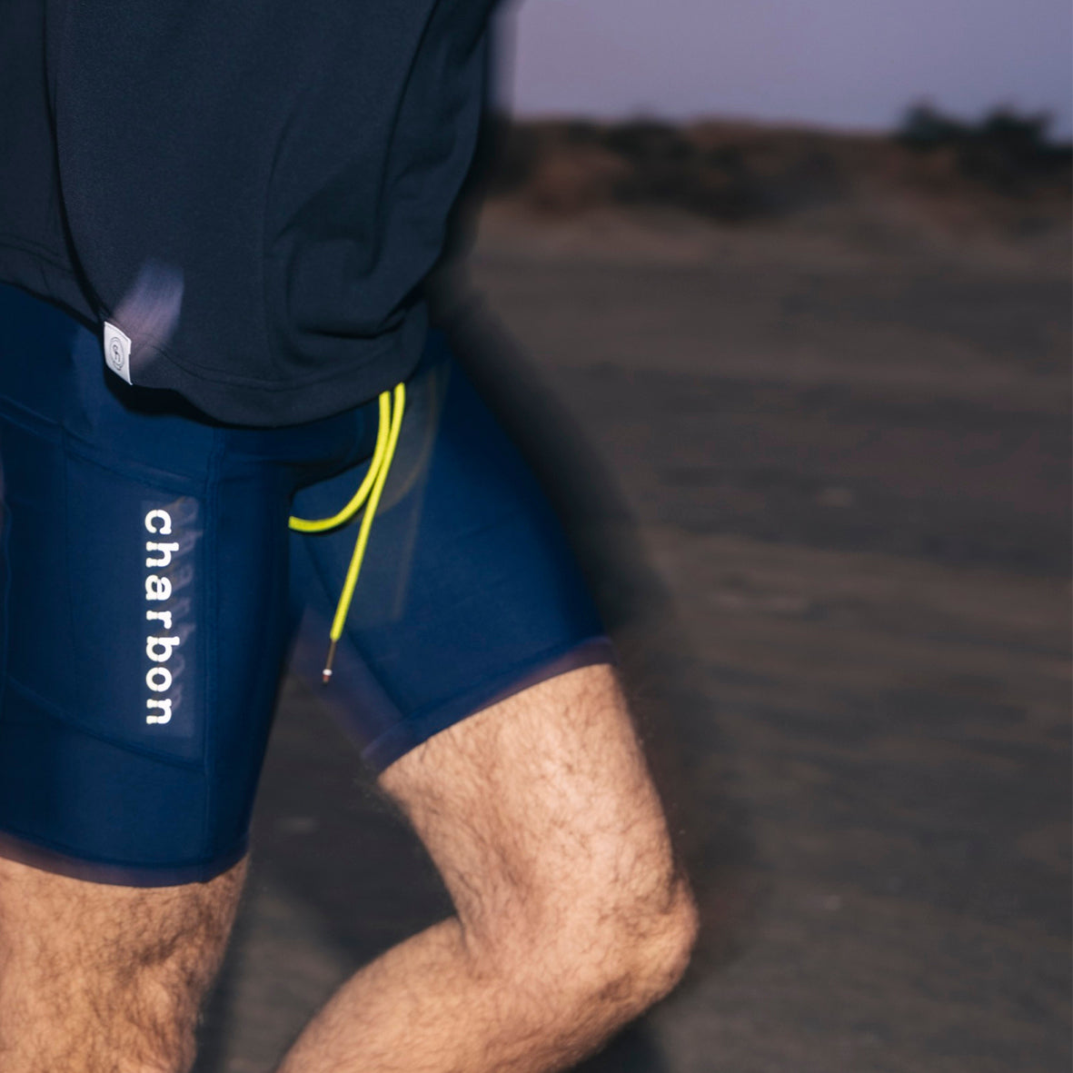 10 POCKETS LOGO SHORT LEGGINGS(MEN)