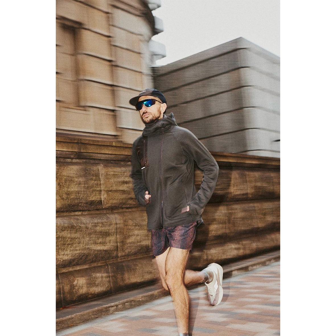 POLARTEC POWER GRID ZIP UP HOODIE