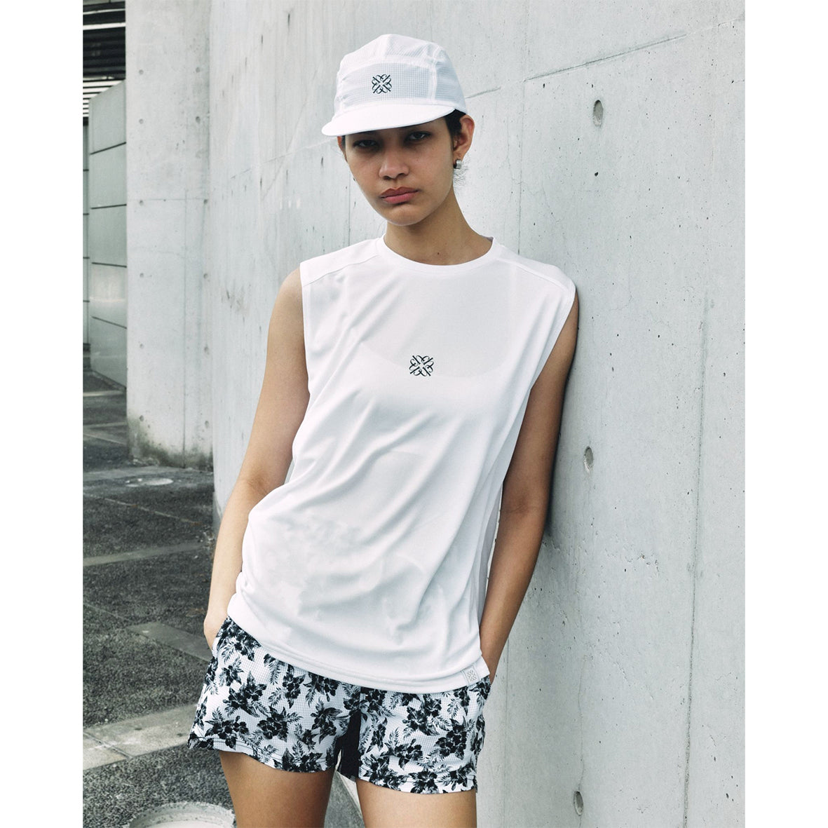 POLARTEC POWER DRY SLEEVELESS T-SHIRTS（ANAGRAM LOGO）