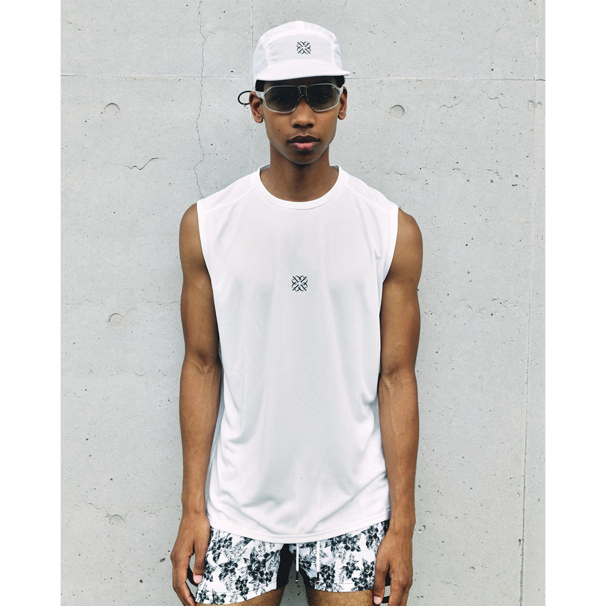 POLARTEC POWER DRY SLEEVELESS T-SHIRTS（ANAGRAM LOGO）