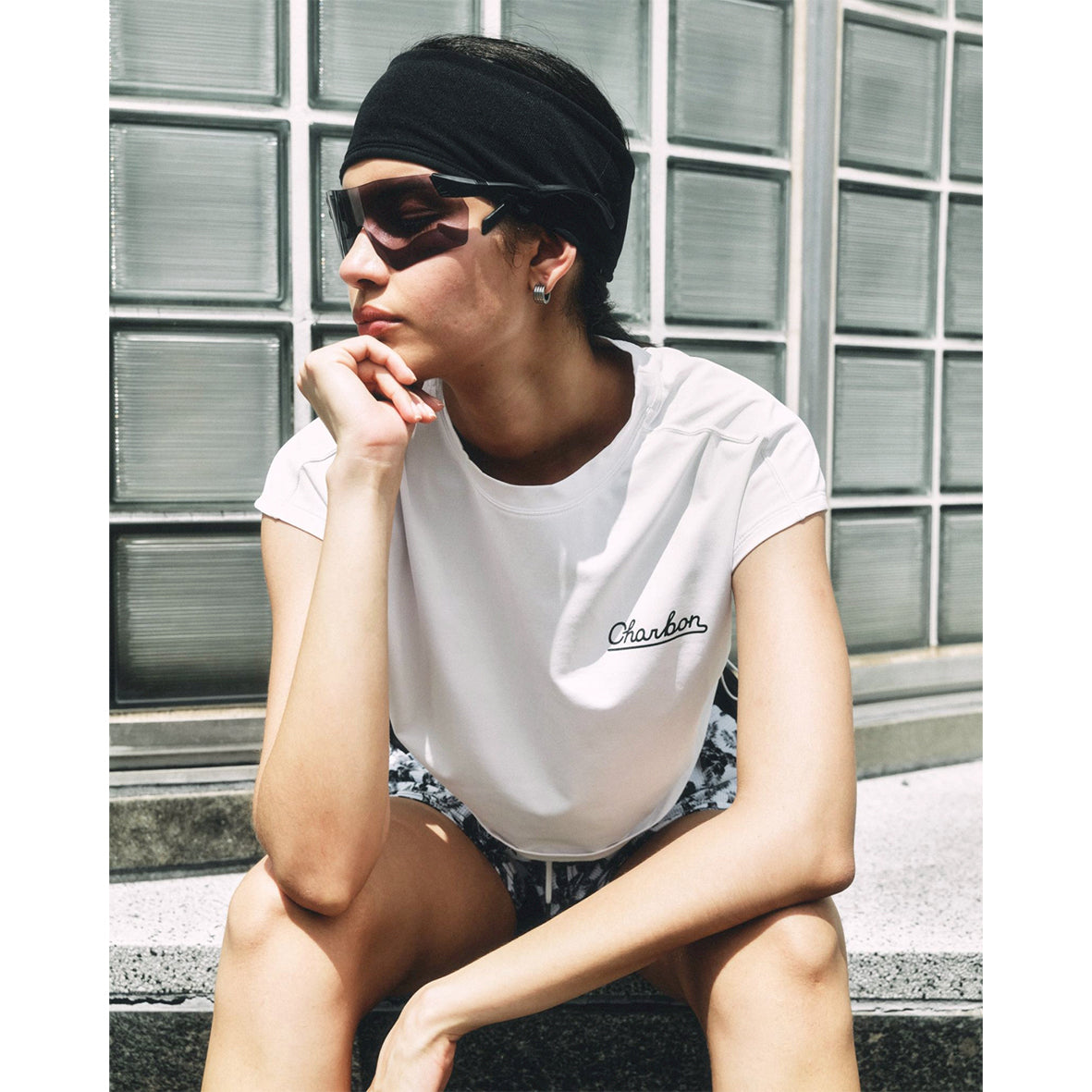 SHORT LENGTH SLEEVELESS T-SHIRTS WHITE