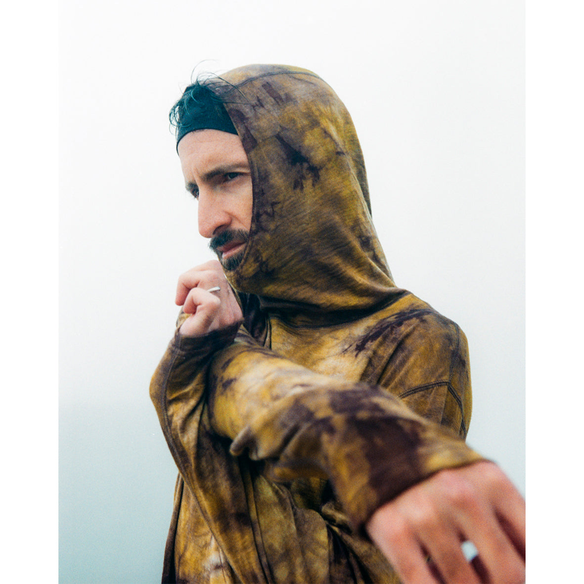 WOOL TIE DYE HOODIE