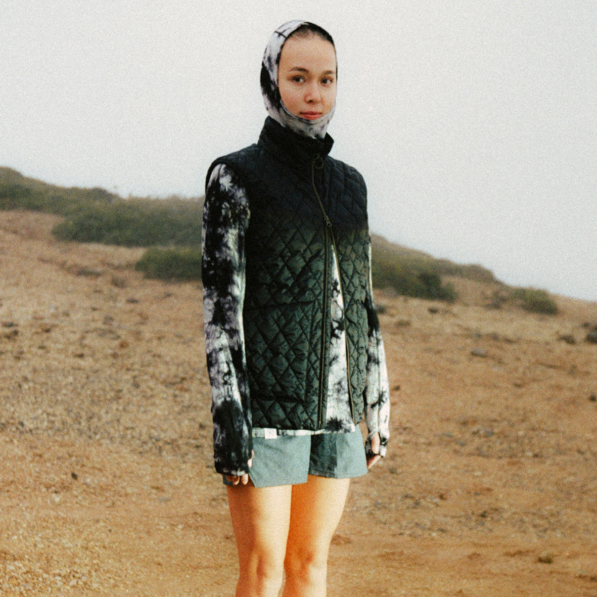 WOOL TIE DYE HOODIE